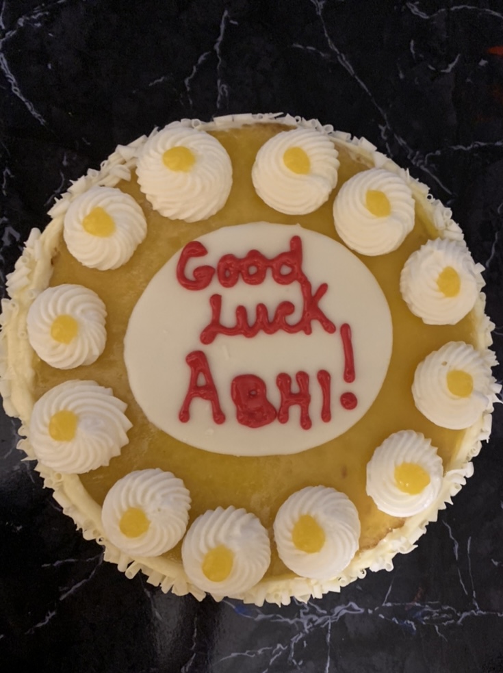 Decorated cake